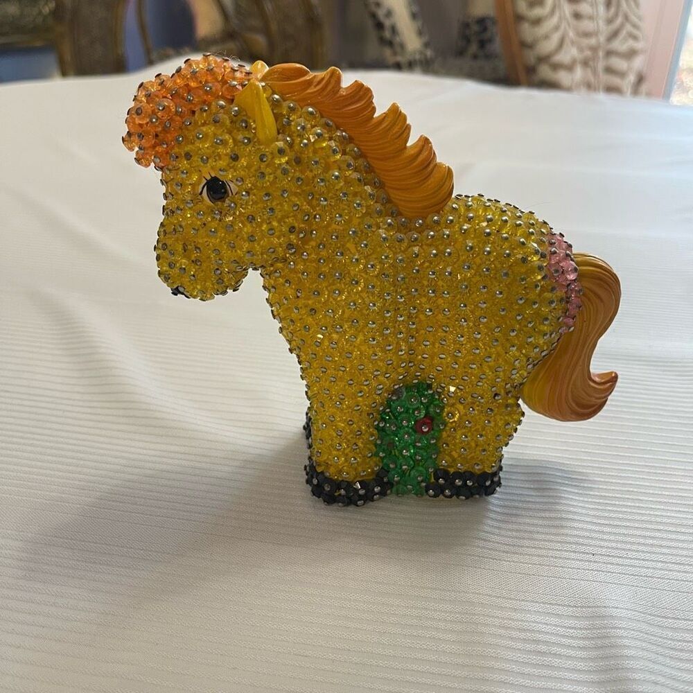 Small World 1984 VTG Pony Horse Coin Bank
